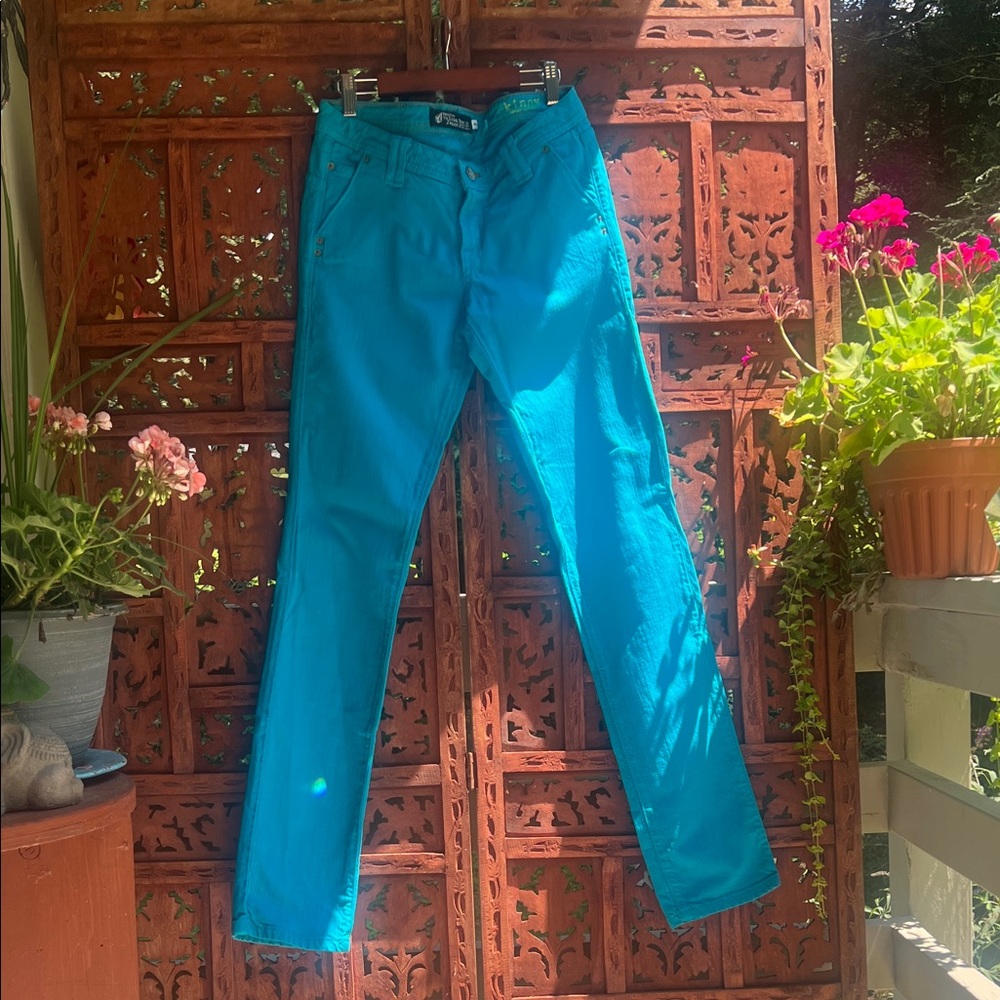 Volcom Women's Turquoise Skinny Jeans